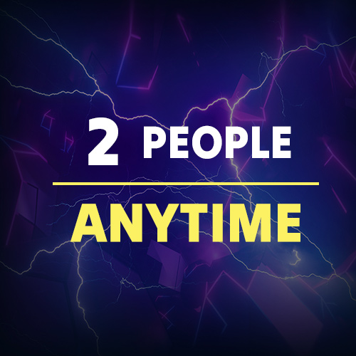 Any time 2 people